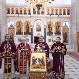 Литургија у Саборном храму у Никшићу