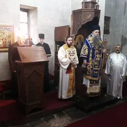 Литургија Пређеосвећених Дарова у манастиру Ђурђеви Ступови
