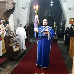 Литургија Пређеосвећених Дарова у манастиру Ђурђеви Ступови