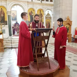 У Саборном храму у Никшићу свечано дочекане светиње Светог Саве