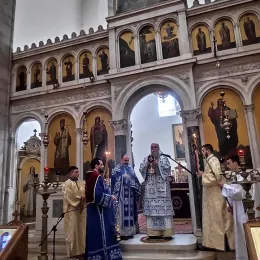 Епископ Јоаникије богослужио у никшићком Саборном храму 