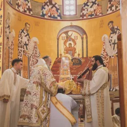 Владика Јоаникије у подгоричком Храму Христовог васкрсења