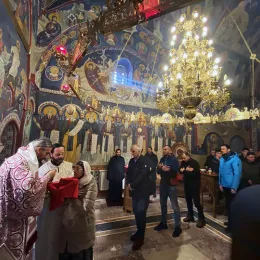 Владика Методије на празник Сретења Господњег служио Литургију у манастиру Заграђе