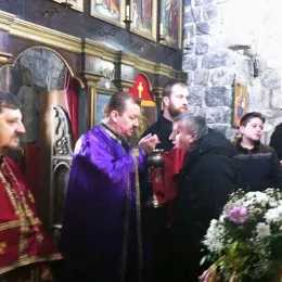 Литургија служена у цркви Светих Апостола Петра и Павла у Бијелом Пољу