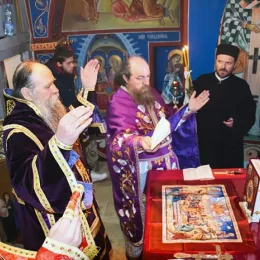 Пређеосвећена Литургија и исповијест свештенства на Жабљаку