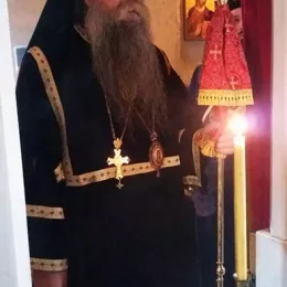 Заупокојена Литургија и опијело игуманији Евангелији