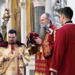 Литургијско сабрање и помен Владици хаџи Сави Косановићу