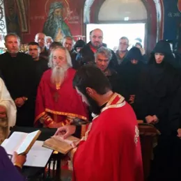 Литургија Пређеосвећених Дарова и Јелеосвећење у Страшевини