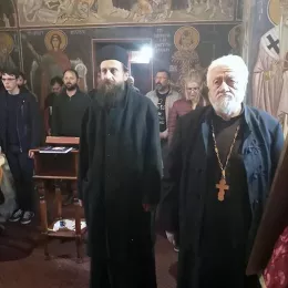 Литургија Пређеосвећених Дарова у манастиру Блишкова