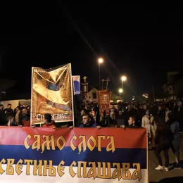 Отац Синиша Јанковић поручио са бјелопољске литије