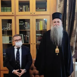Сусрет Епископа Јоаникија са амбасадором Француске