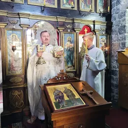 Литургија у цркви Светих апостола Петра и Павла у Бијелом Пољу