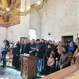 У другу недјељу Великог поста Епископ Методије богослужио у манастиру Мајсторовина