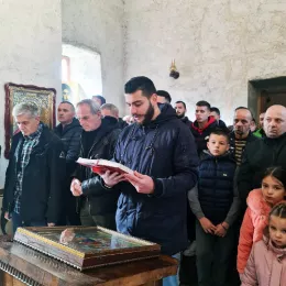У другу недјељу Великог поста Епископ Методије богослужио у манастиру Мајсторовина