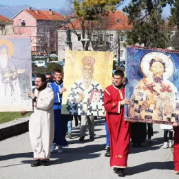 Епископ Методије на Недјељу православља богослужио у никшићком Саборном храму