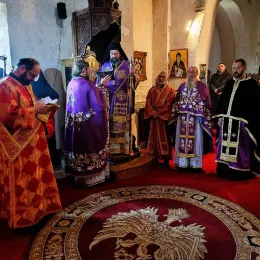 Литургија пређеосвећених дарова у манастиру Ђурђеви Ступови