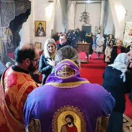 Литургија пређеосвећених дарова у манастиру Ђурђеви Ступови