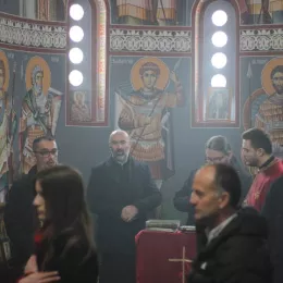 Епископ Методије у Саборном храму у Мојковцу