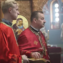 Епископ Методије у Саборном храму у Мојковцу