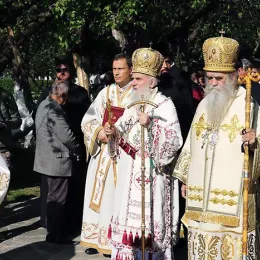 Саборна архијерејска Литургија у Пећкој Патријаршији