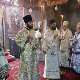 Саборна архијерејска Литургија у Пећкој Патријаршији