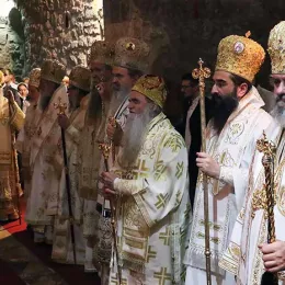 Саборна архијерејска Литургија у Пећкој Патријаршији