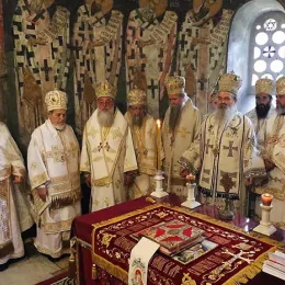 Саборна архијерејска Литургија у Пећкој Патријаршији