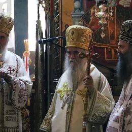 Саборна архијерејска Литургија у Пећкој Патријаршији