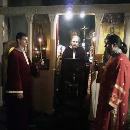 Велико бденије на Велики четвртак у манастиру Ђурђеви Ступови