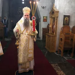 Литургија у манастиру Ђурђеви Ступови