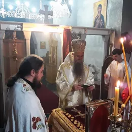 Литургија у манастиру Ђурђеви Ступови