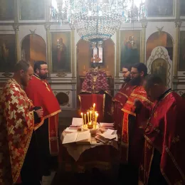 Света тајна јелеосвећења служена у Андријевици