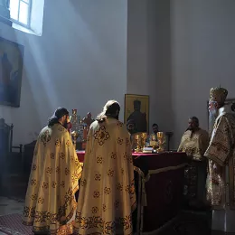 Цвијети молитвено прослављене у Саборном храму у Никшићу