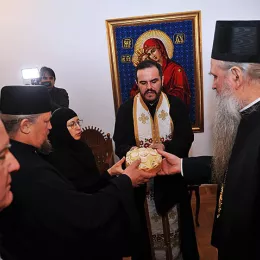 Цвијети молитвено прослављене у Саборном храму у Никшићу