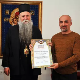 Цвијети молитвено прослављене у Саборном храму у Никшићу