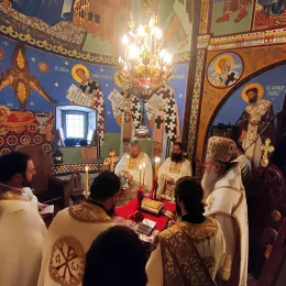 Владика Јоаникије на Недјељу Светог Јована Лествичника богослужио у манастиру Острогу