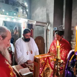 Епископ Методије на Велики четвртак служио Литургију у манастиру Ђурђеви Ступови