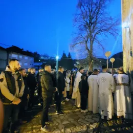 Васкрс молитвено прослављен у бјелопољским храмовима