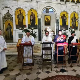 Пасхална вечерња служба у никшићком Саборном храму