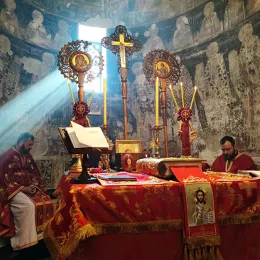 Епископ Методије у манастиру Ђурђеви Ступови