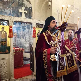 Епископ Методије у манастиру Ђурђеви Ступови
