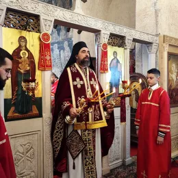 Епископ Методије у манастиру Ђурђеви Ступови
