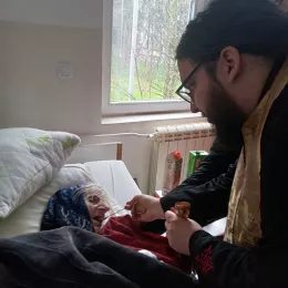 Васкрсни понедељак у старачком дому у Бијелом Пољу