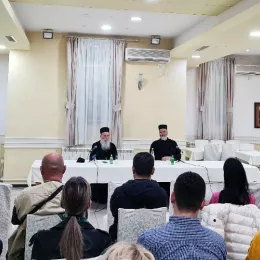 Архимандрит Павле (Радусиновић) одржао предавање у Никшићу