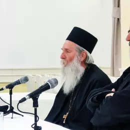 Архимандрит Павле (Радусиновић) одржао предавање у Никшићу