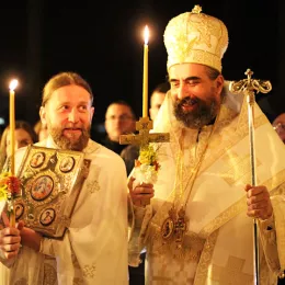 Васкршње јутрење и света Литургија у никшићком Саборном храму