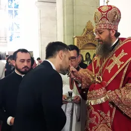 Свечано бденије у никшићком Саборном храму