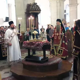 Свечано бденије у никшићком Саборном храму