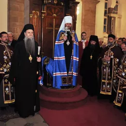 Доксологија митр. Антонију у Саборном храму у Никшићу