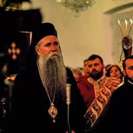 Доксологија митр. Антонију у Саборном храму у Никшићу